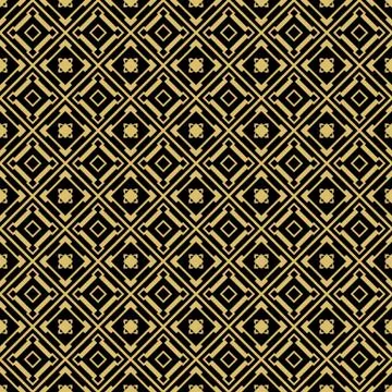 Seamless gold pattern. Stock Illustration