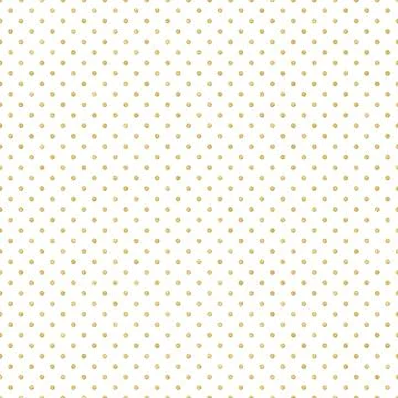 Seamless gold Polka dot pattern. Just drop to swatches and enjoy EPS 10 Stock Illustration
