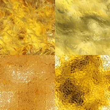 Seamless gold texture Stock Illustration