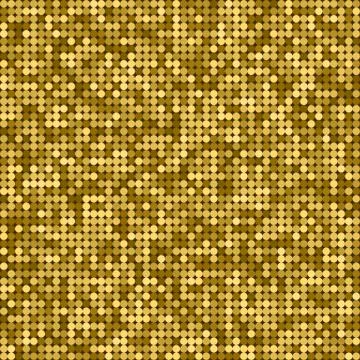 Seamless golden abstract pattern. Geometric print composed of small golden イラスト素材