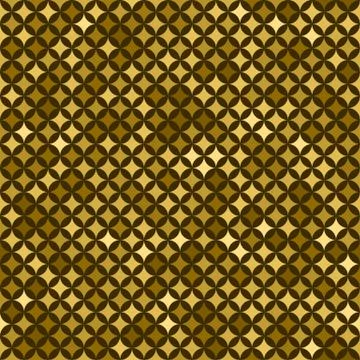 Seamless golden abstract pattern. Print of gold stars, rhombs on dark backgro Stock Illustration