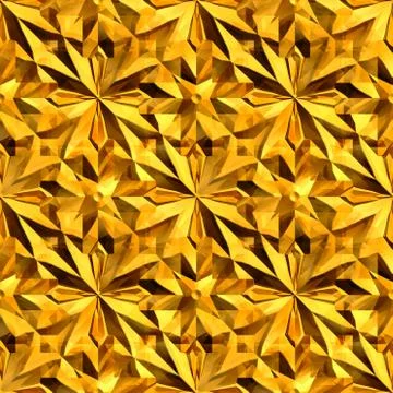 Seamless Golden Foil Texture Stock Illustration
