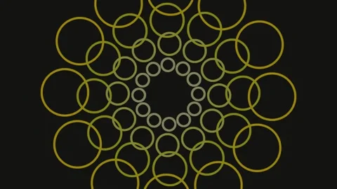 Seamless golden mandala pattern overlay for decorative backgrounds and spir.. Stock Footage 341055779