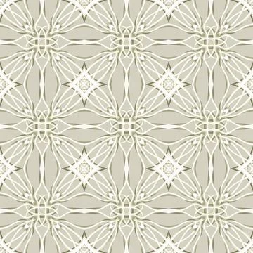 Seamless Golden Ornamental Pattern Stockillustratie