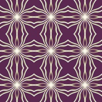 Seamless Golden Ornamental Pattern Stock Illustration