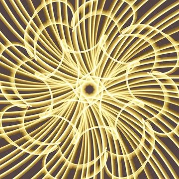 Seamless Golden Ornamental Pattern Stock Illustration