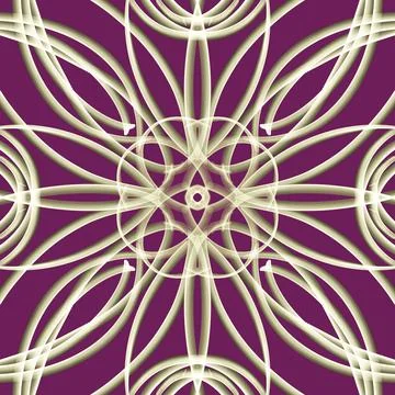 Seamless Golden Ornamental Pattern イラスト素材