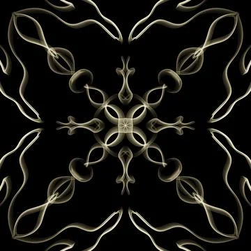 Seamless Golden Ornamental Pattern Stock Illustration