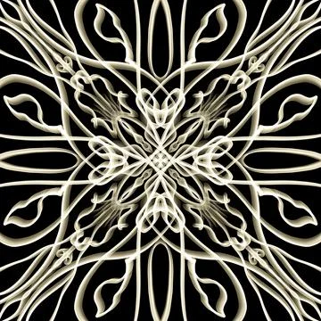 Seamless Golden Ornamental Pattern Stock Illustration