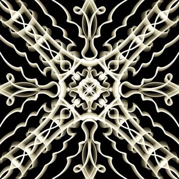 Seamless Golden Ornamental Pattern 스톡 일러스트