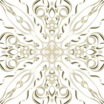 Seamless Golden Ornamental Pattern イラスト素材