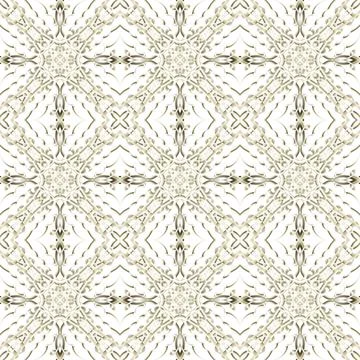 Seamless Golden Ornamental Pattern Stock Illustration