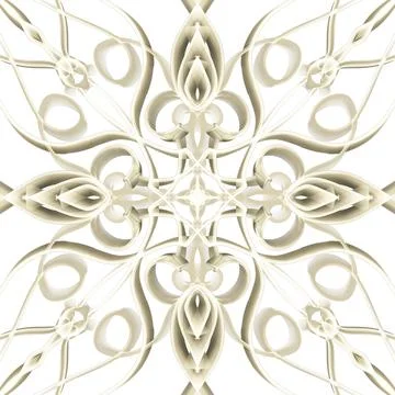 Seamless Golden Ornamental Pattern イラスト素材