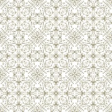 Seamless Golden Ornamental Pattern イラスト素材