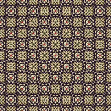 Seamless golden texture/wallpaper background Illustrazione stock