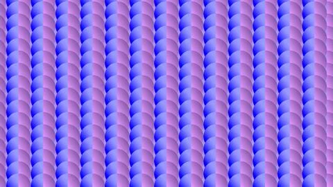 Seamless Gradient Pattern of Abstract Semi-Circles in Wavy Rows Stock Illustration