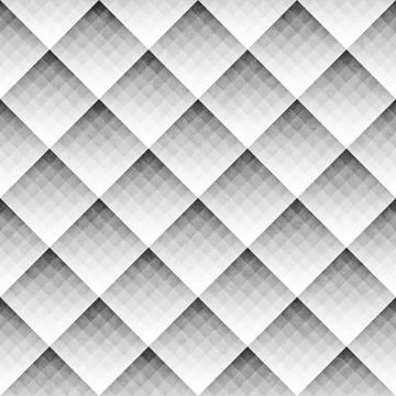 Seamless Gradient Rhombus Grid Pattern. Abstract Geometric Background Design Stock Illustration