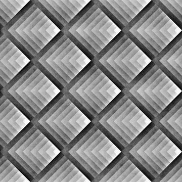 Seamless Gradient Rhombus Grid Pattern. Abstract Geometric Background Design Stock Illustration