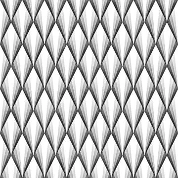 Seamless Gradient Rhombus Grid Pattern. Abstract Geometric Background Design イラスト素材