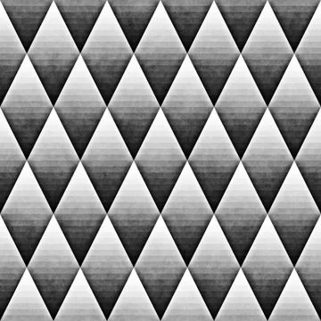 Seamless Gradient Rhombus Grid Pattern. Abstract Geometric Background Design Illustrazione stock