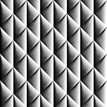 Seamless Gradient Rhombus Grid Pattern. Abstract Geometric Background Design Illustrazione stock