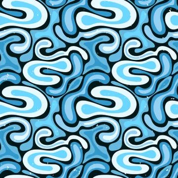 A seamless graffiti pattern for your design Stock Illustration