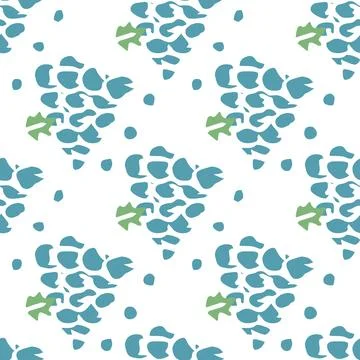 Seamless grape pattern. Doodle vector with grape icons. Vintage grape pattern Stock Illustration