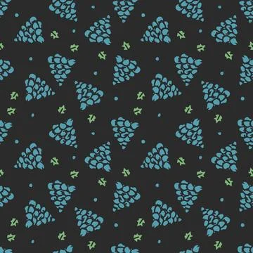 Seamless grape pattern. Doodle vector with grape icons. Vintage grape pattern Illustrazione stock