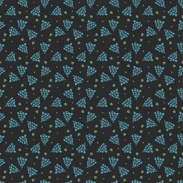 Seamless grape pattern. Doodle vector with grape icons. Vintage grape pattern Stock Illustration