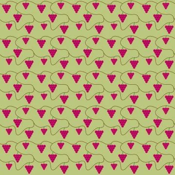 Seamless grape texture Stock Illustration