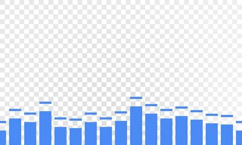 Seamless graph of statistics. Vector loop Stock Illustration