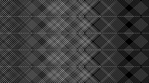 Seamless graphic background with geometric pattern - 01 - on black (FULL HD) Video stock 68798877