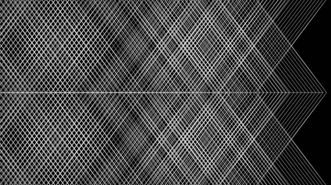 Seamless graphic background with geometric pattern - 04 - on black (FULL HD) Stockbeeldmateriaal 68804713