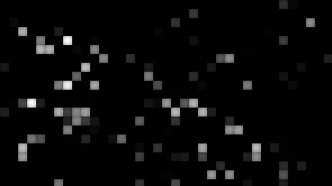 Seamless graphic background of wild flickering white squares (FULL HD) Vídeos de archivo 76565965