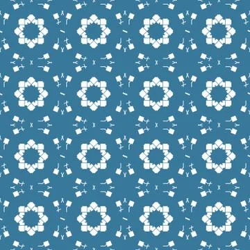 Seamless graphic geometric pattern Stock Illustration