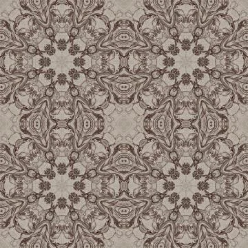 Seamless graphic pattern on canvas Stock Illustration