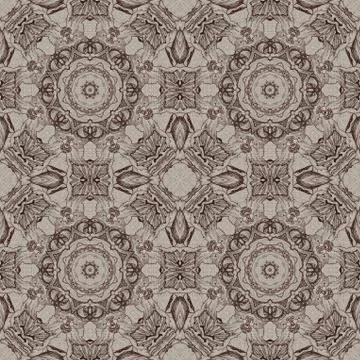 Seamless graphic pattern on canvas Stock Illustration