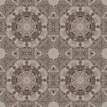 Seamless graphic pattern on canvas Stock Illustration