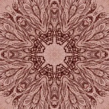 Seamless graphic pattern on canvas Stock Illustration