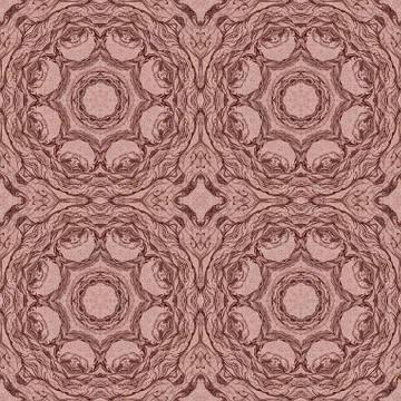 Seamless graphic pattern on canvas Stock Illustration