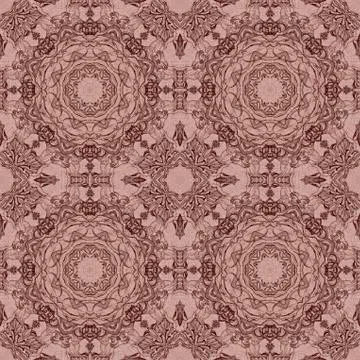 Seamless graphic pattern on canvas Stock Illustration