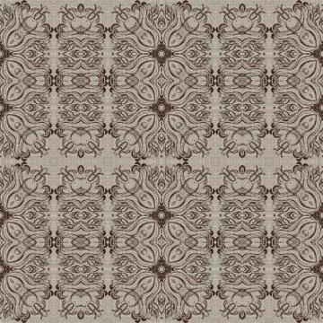 Seamless graphic pattern on canvas Stock Illustration