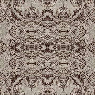 Seamless graphic pattern on canvas Stock Illustration