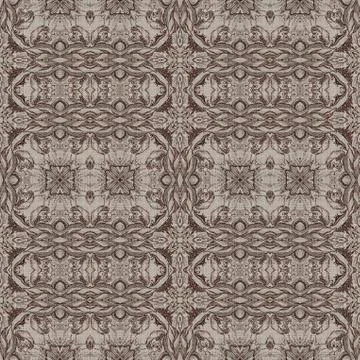 Seamless graphic pattern on canvas Stock Illustration