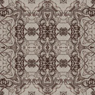 Seamless graphic pattern on canvas Stock Illustration