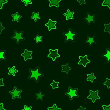 Seamless graphic pattern with simple geometric shape of the stars Stock Illustration