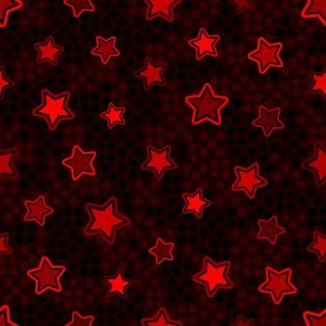 Seamless graphic pattern with simple geometric shape of the stars イラスト素材