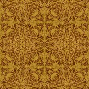 Seamless graphic pattern on veneer Illustrazione stock