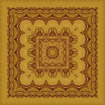 Seamless graphic pattern on veneer Stock Illustration