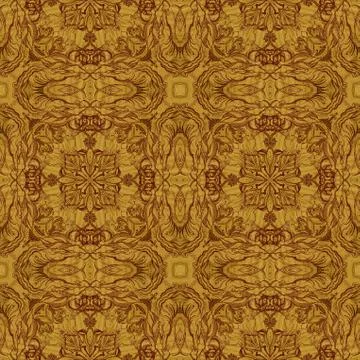 Seamless graphic pattern on veneer Stock Illustration